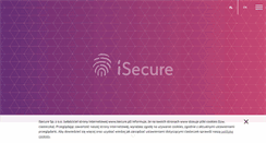 Desktop Screenshot of isecure.pl