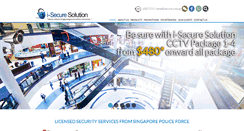 Desktop Screenshot of isecure.com.sg